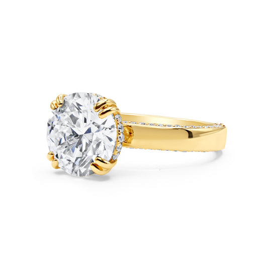 Lab Round Brilliant Diamond Ring