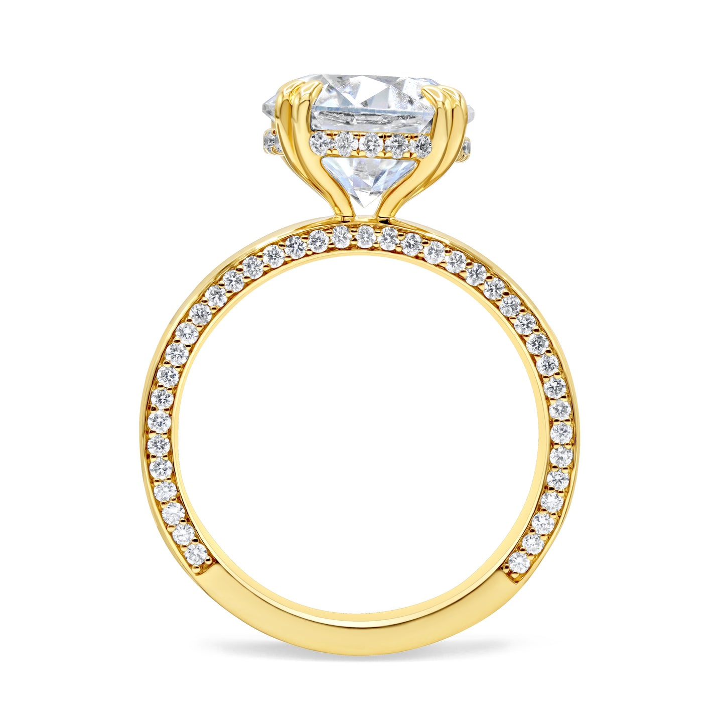 Lab Round Brilliant Diamond Ring