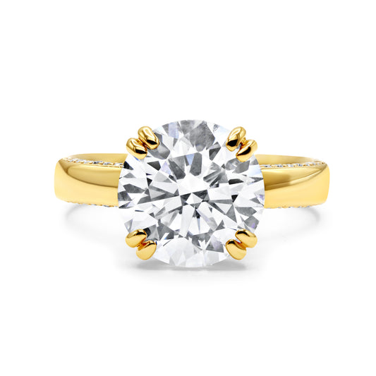 Lab Round Brilliant Diamond Ring