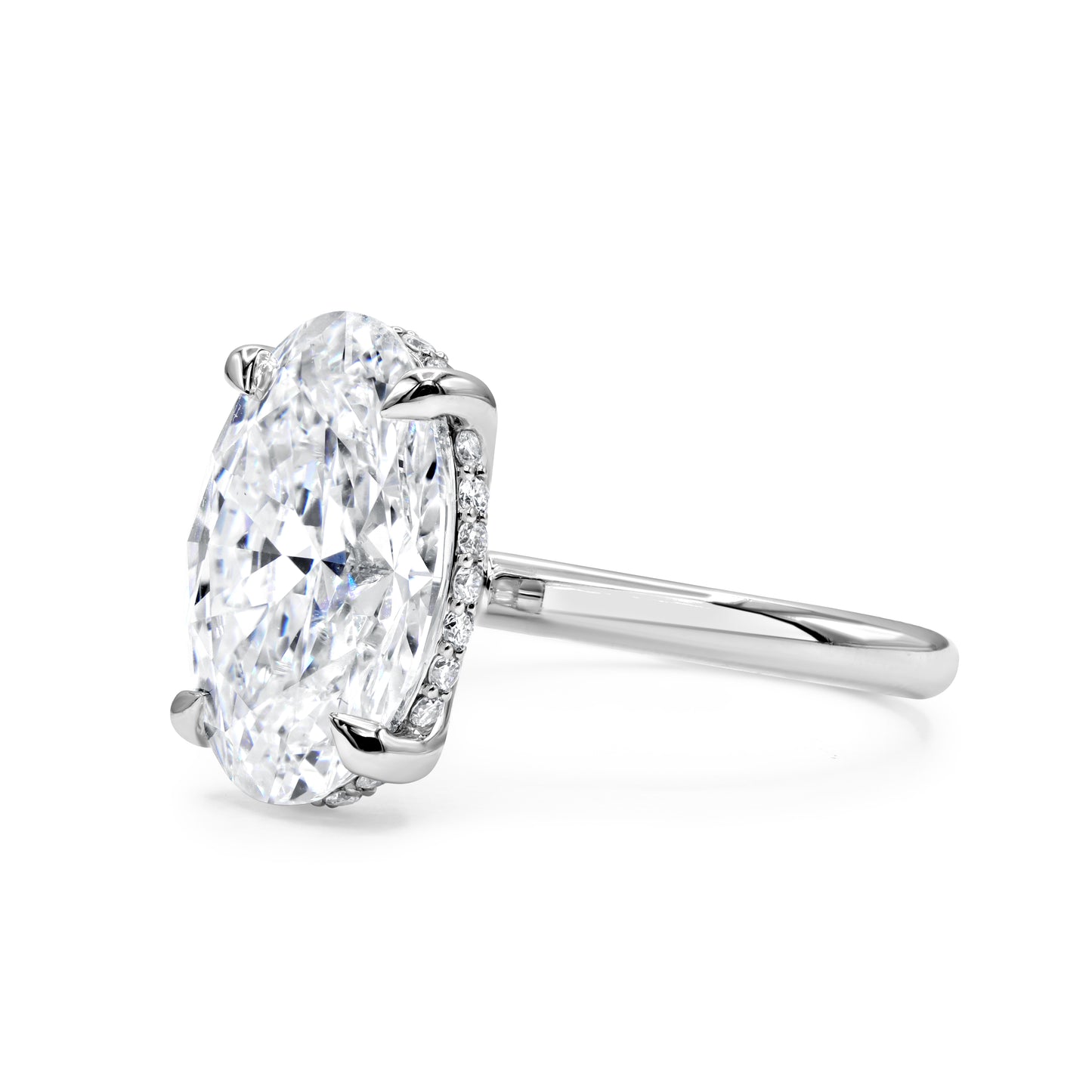 Lab Colored Diamond Gold Ring