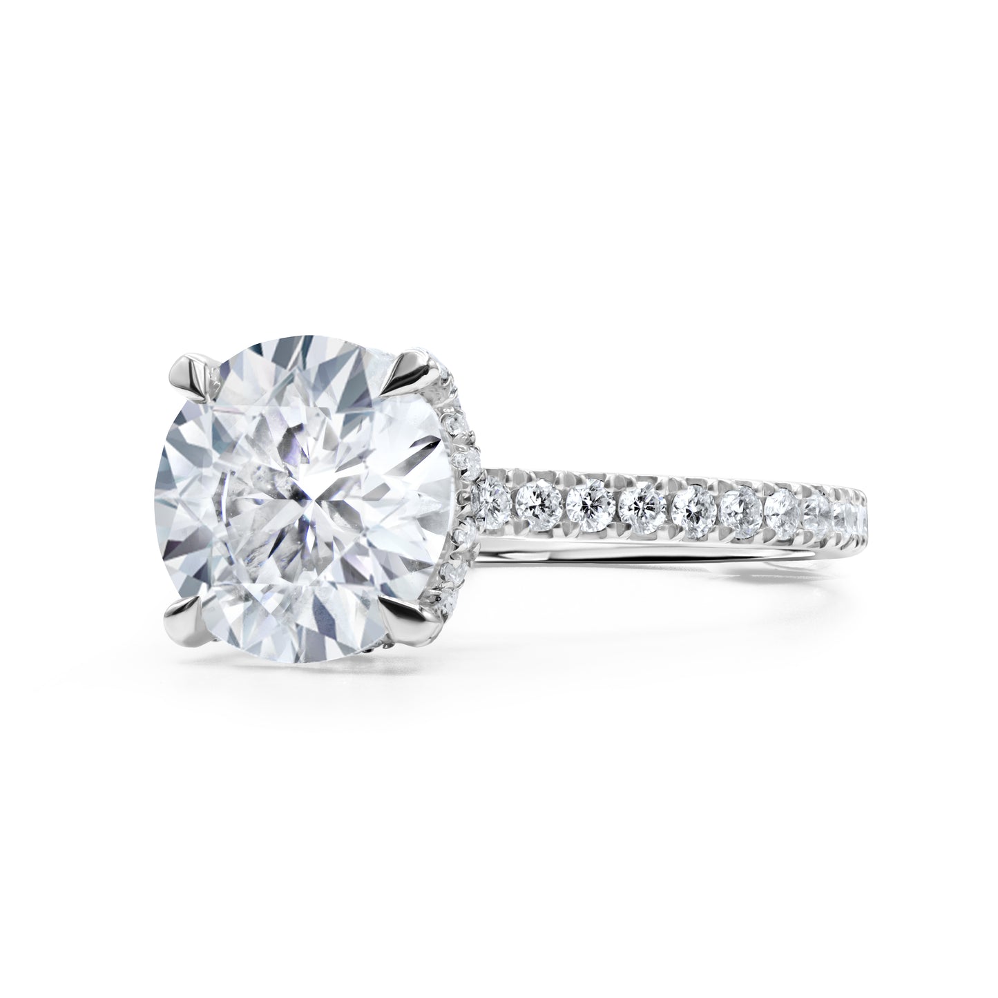 Lab Diamond Gold Ring