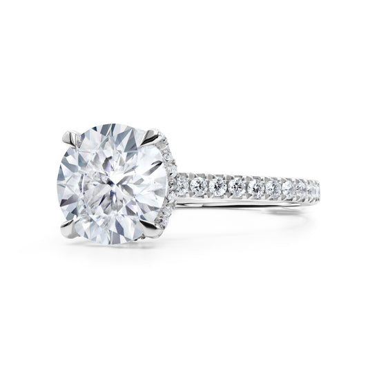 Lab Diamond Gold Ring